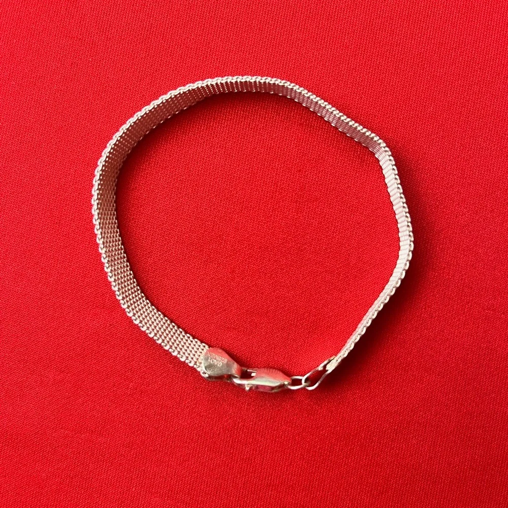 925‎ sterling silver men's bracelet